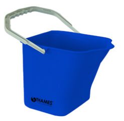 BALDE SANITARIO AZUL 15LTS CUADRADO PROFESIONAL