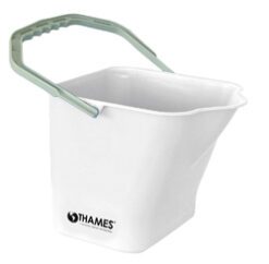 BALDE SANITARIO BLANCO 15LTS CUADRADO PROFESIONAL