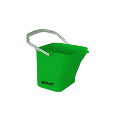 BALDE SANITARIO VERDE 15LTS CUADRADO PROFESIONAL