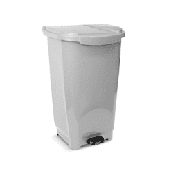 CESTO C/PEDAL NACIONAL  50 LTS GRIS