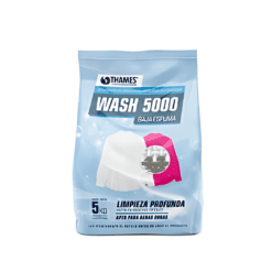 JABON POLVO P/ROPA WASH 5000 BAJA ESPUMA X 5KG X 5KG