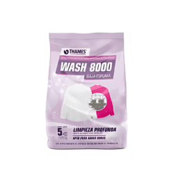 JABON POLVO P/ROPA WASH 8000 BAJA ESPUMA X 5KG X 5KG