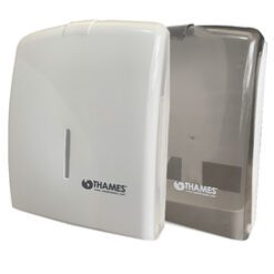 DISPENSER P/PAP. HIG. INTERCALADO PVC BLANCO P/20CM ANCHO