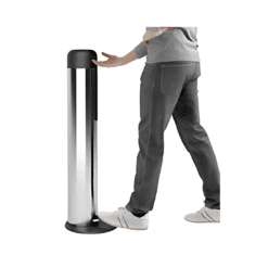 DISPENSER A PEDAL BRINOX ACERO INOX ALCOHOL SPRAY LIQUIDO