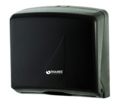 DISPENSER P/TOALLAS INTERCALADAS PVC GOTA NEGRO