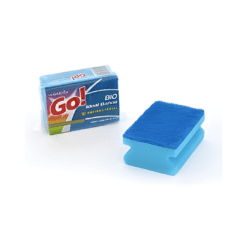 FIBRA ESPONJAS GO! AZUL ANTIBACTERIAL