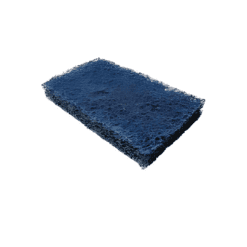 FIBRA PARRILLERA AZUL ULTRA PESADA GRUESA 10CM X 17 CM X 2 CM