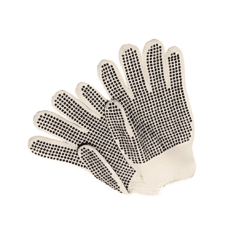 GUANTES ALGODON MOTEADO C/GOMA X PAR
