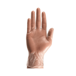 DESCART. GUANTES VINILO SMALL X 100UNID