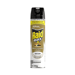INSECT. RAID MAX SIN OLOR CUCARACHA AEROSOL