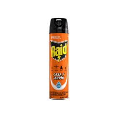 INSECT. RAID NARANJA CASA JARDIN  AEROSOL