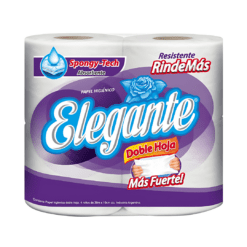 PAP HIG ELEGANTE DOBLE HOJA RINDE M?S 30MT 40 ROLLOS X BOLS?N