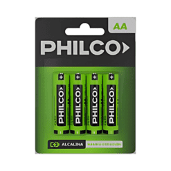 PILAS PHILCO ALCALINA AA X 4UNID