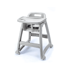 SILLA DE BEBE CON BANDEJA Y RUEDAS ZL