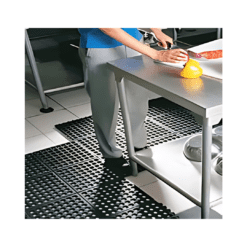 TAPETE PARA PISO DE COCINA ENCASTRABLE 90CMX90CM NEGRO